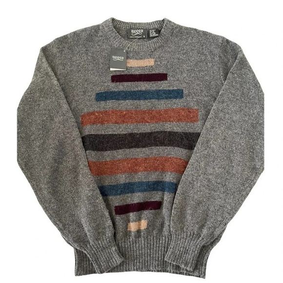 NEW Vintage Banner Wool Blend Pullover Sweater Size XL NWT - Picture 1 of 5